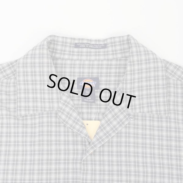 画像3: Late 90's Dickies S/S オープンカラーシャツ "GRAY Plaid" (3)