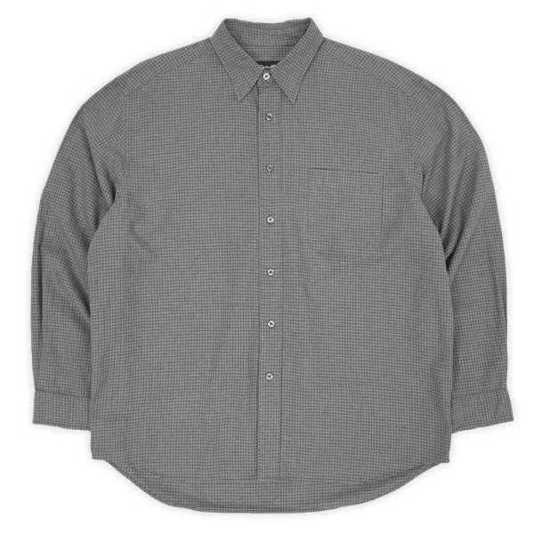 画像1: 00's Eddie Bauer レギュラーカラー フランネルシャツ (1)