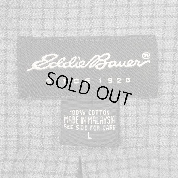 画像2: 00's Eddie Bauer レギュラーカラー フランネルシャツ (2)
