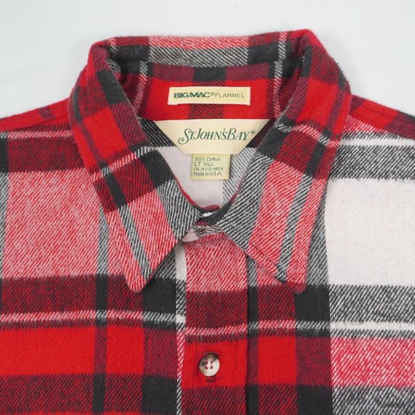 画像3: 90's ST JOHN'S BAY ヘビーネルシャツ "BIG MAC FLANNEL / MADE IN USA" (3)