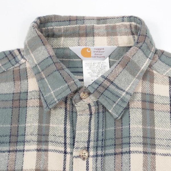 画像3: 90's Carhartt ヘビーネルシャツ "MADE IN USA" (3)