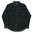 画像1: 90's Polo Ralph Lauren コーデュロイ ボタンダウンシャツ “BLACK” (1)