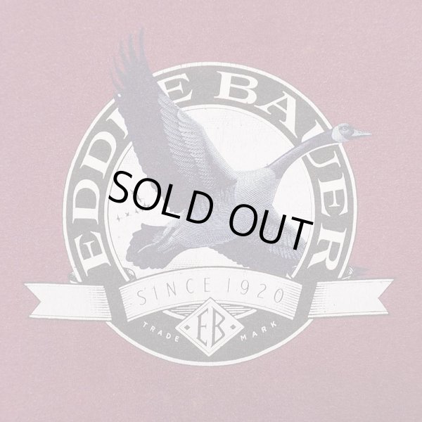 画像3: 90's Eddie Bauer プリントスウェット "黒タグ" (3)