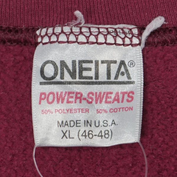 画像2: 90's ONEITA ロゴ刺繍 スウェット "MADE IN USA" (2)