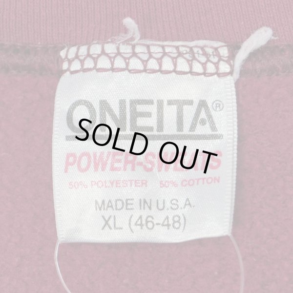 画像2: 90's ONEITA ロゴ刺繍 スウェット "MADE IN USA" (2)