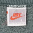 画像2: 90's NIKE ロゴ刺繍 スウェット "銀タグ" (2)