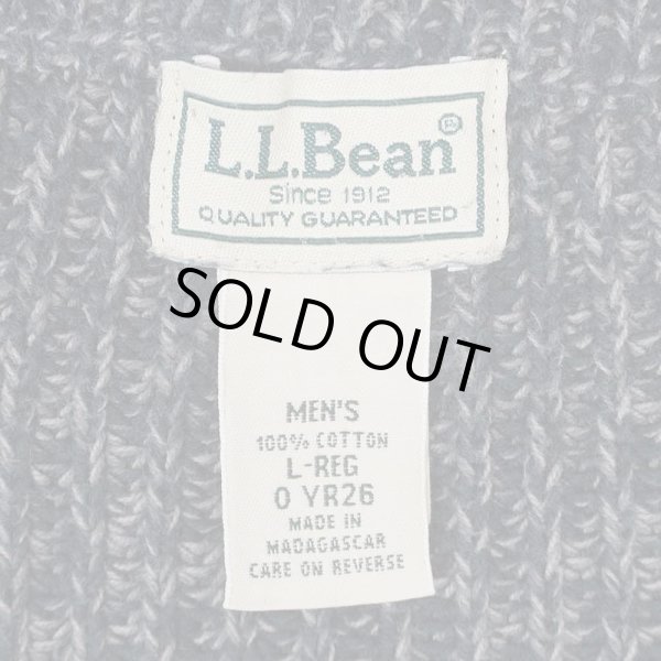 画像2: 00's L.L.Bean コットンドライバーズニット (2)