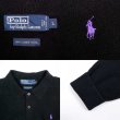 画像2: 90's Polo Ralph Lauren ニットポロシャツ "BLACK" (2)
