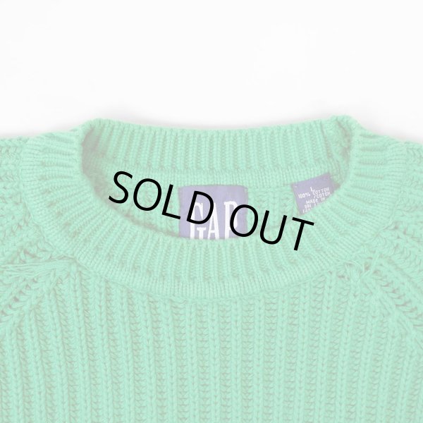 画像3: 90's OLD GAP コットン リブニット (3)