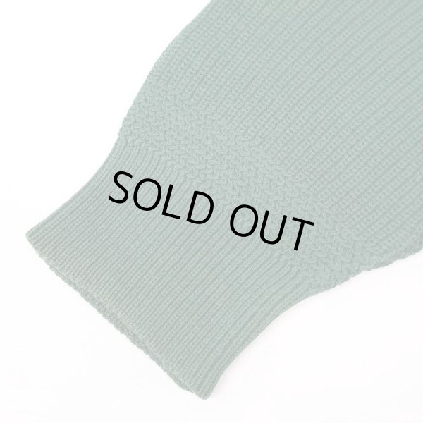 画像4: 90's L.L.Bean コットン ジープニット "MADE IN USA / GREEN" (4)