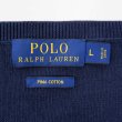 画像3: 00's Polo Ralph Lauren Vネック コットンニットベスト “NAVY” (3)