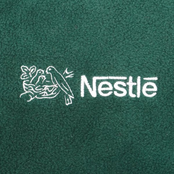 画像2: 00's Tri Mountain フリースベスト "企業ロゴ刺繍 / DEADSTOCK" (2)