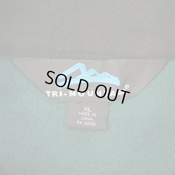 画像3: 00's Tri Mountain フリースベスト "企業ロゴ刺繍 / DEADSTOCK" (3)