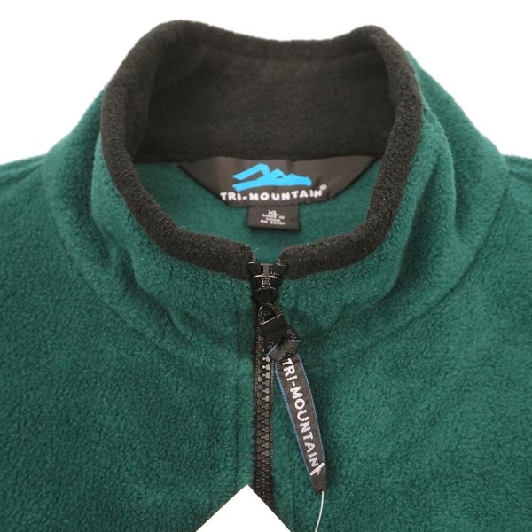 画像4: 00's Tri Mountain フリースベスト "企業ロゴ刺繍 / DEADSTOCK" (4)