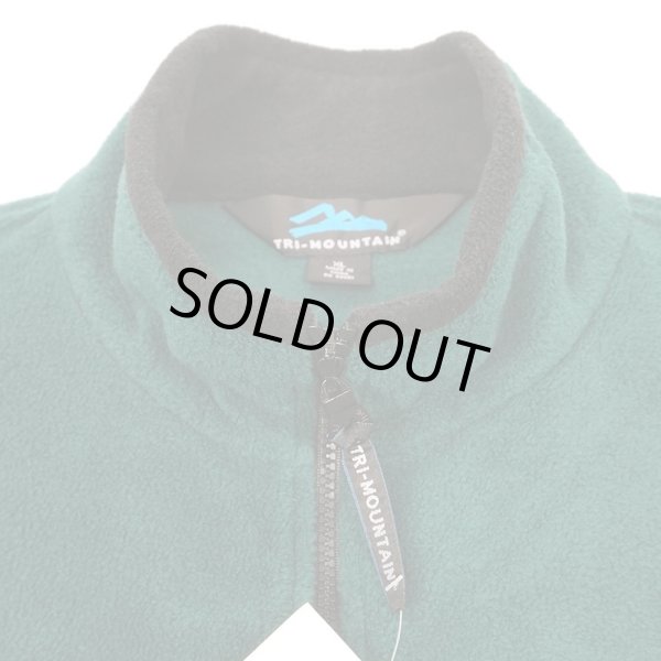 画像4: 00's Tri Mountain フリースベスト "企業ロゴ刺繍 / DEADSTOCK" (4)