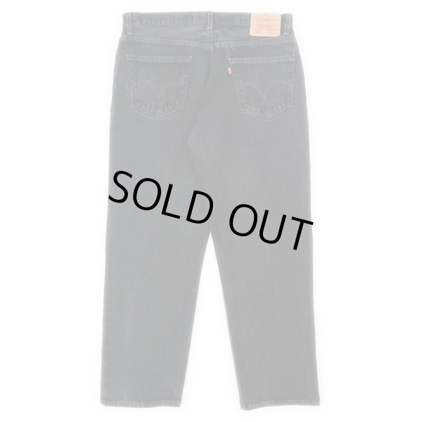 画像2: 00's Levi's 550 ブラックデニムパンツ "MADE IN USA" (2)