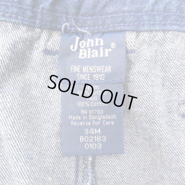 画像3: 90's John Blair 2タック デニムトラウザー (3)