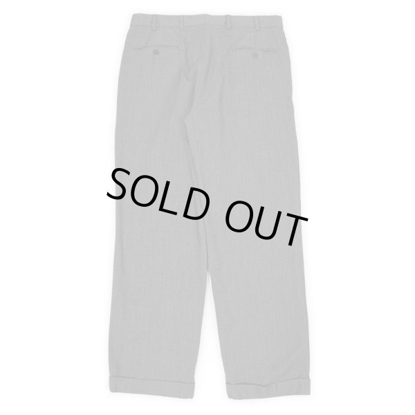 画像2: 00's Brooks Brothers 2タック レーヨントラウザー "W34 L30" (2)