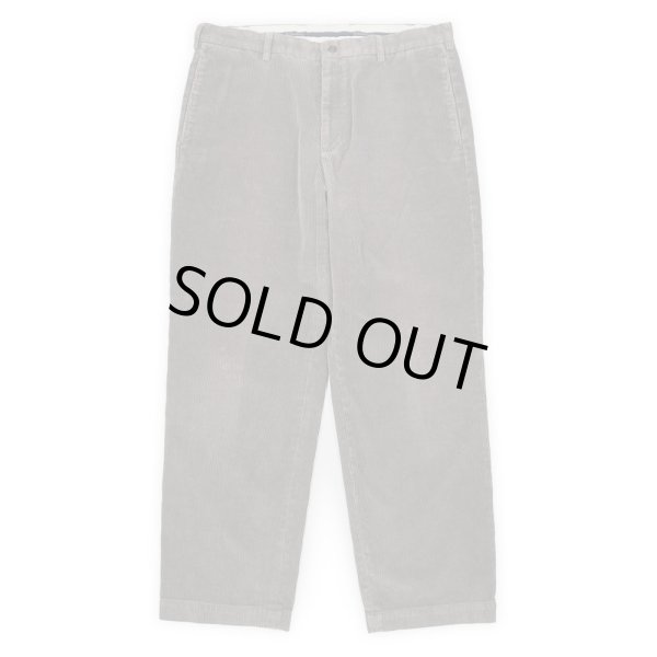 画像1: 00's Brooks Brothers ノータック 太畝コーデュロイトラウザー "HUDSON / W36 L30" (1)