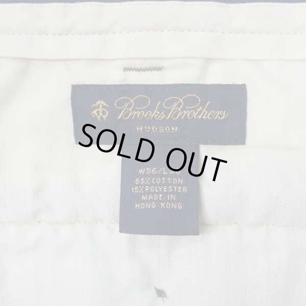 画像3: 00's Brooks Brothers ノータック 太畝コーデュロイトラウザー "HUDSON / W36 L30" (3)