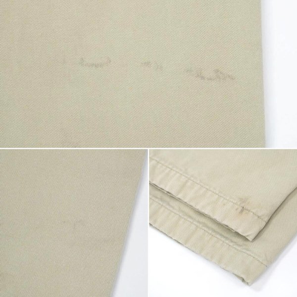 画像5: 00's Eddie Bauer ネルライナー 2タック チノトラウザー "BEIGE / W36 L30" (5)