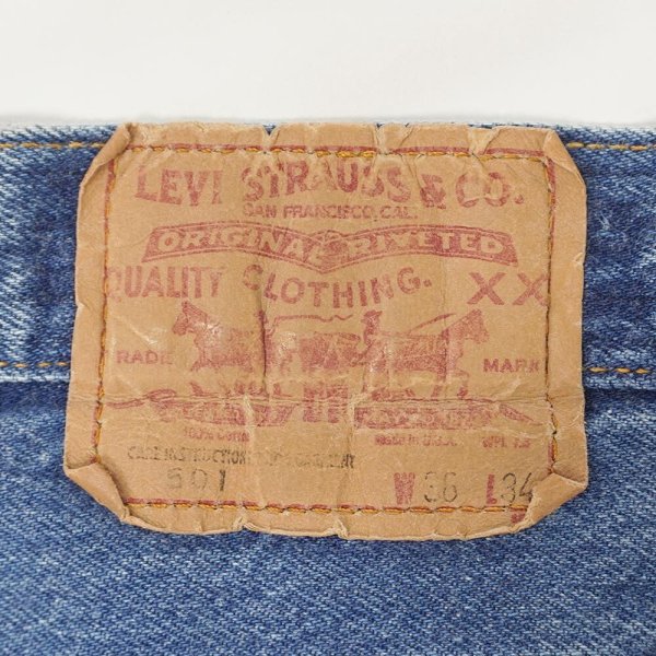 画像3: 80's Levi's 501 デニムパンツ "MADE IN USA / W34 L31相当" (3)