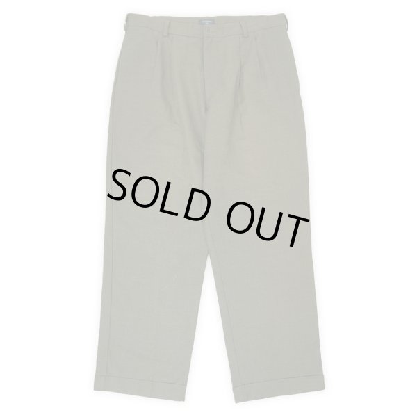 画像1: Early 00's DOCKERS 2タック リネンコットントラウザー "W36 L29" (1)
