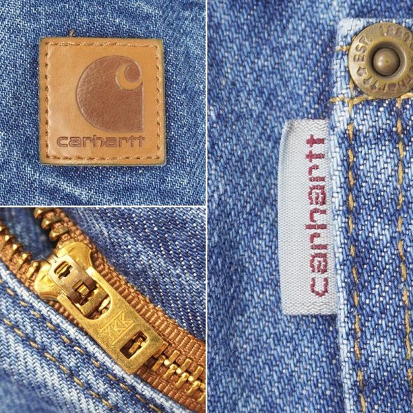 画像4: 00's Carhartt 5ポケット デニムパンツ "W36 L28" (4)