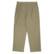 画像1: 90's LANDS' END 2タック チノトラウザー "LIGHT BROWN / W35" (1)