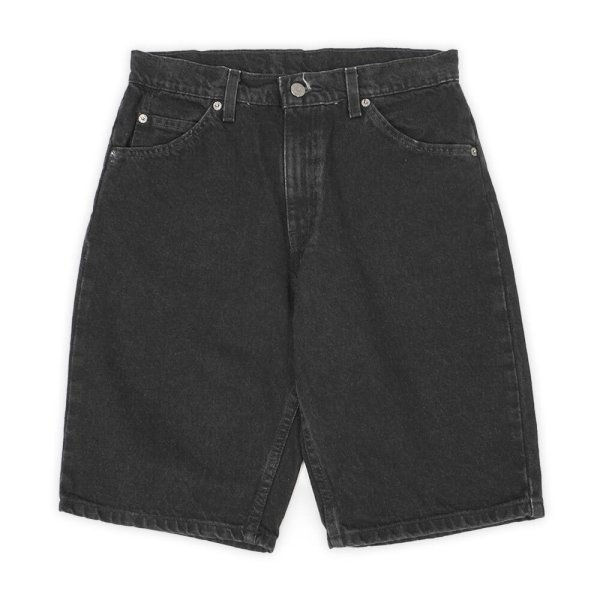 画像1: 90's Levi's 550 ブラックデニムショーツ (1)