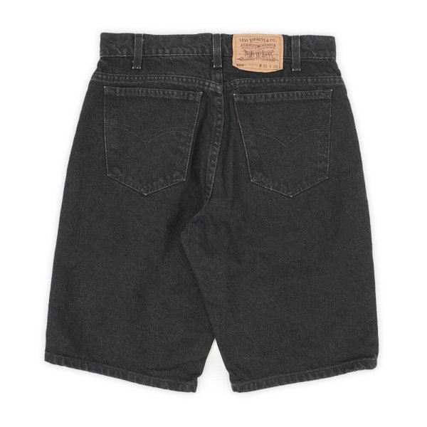 画像2: 90's Levi's 550 ブラックデニムショーツ (2)
