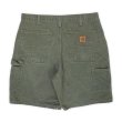 画像2: 00's Carhartt ダックペインターショーツ "B25MOS / W33" (2)