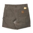 画像2: 90-00's Carhartt ダックペインターショーツ "DARK BROWN" (2)