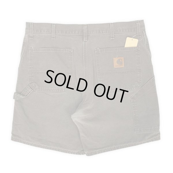 画像2: 90-00's Carhartt ダックペインターショーツ "DARK BROWN" (2)