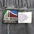 画像3: 90's STEEL BRIDGE フレンチテリー ショーツ "FADE NAVY / MADE IN USA / DEADSTOCK" (3)