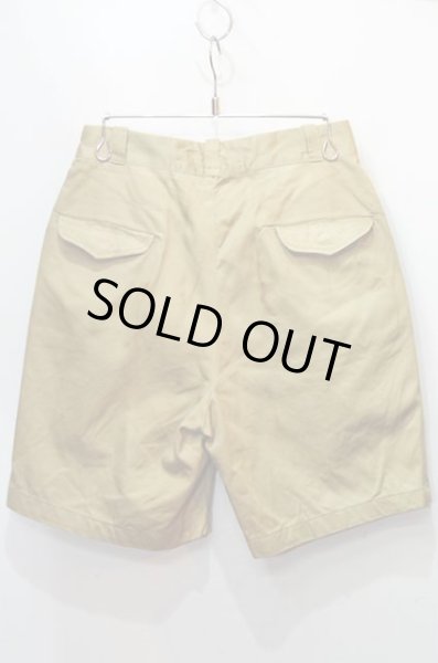 画像2: 50's US ARMY タック入りチノショーツ (2)