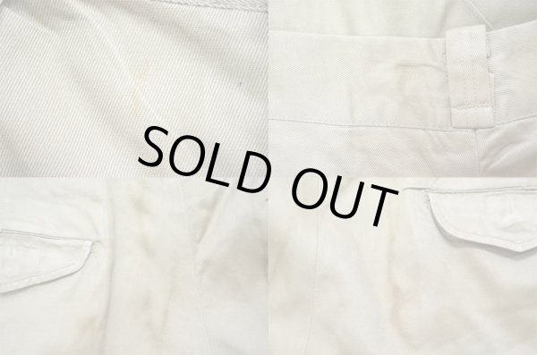 画像4: 50's US ARMY タック入りチノショーツ (4)