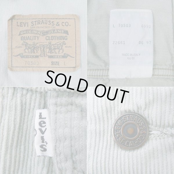画像3: 90's Euro Levi's 70503 コーデュロイジャケット "MADE IN ITALY" (3)