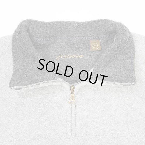 画像3: 90-00's ST JOHN'S BAY ハーフジップ フリースジャケット "DEADSTOCK" (3)