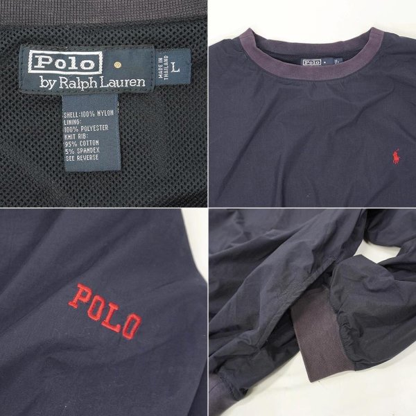 画像2: 90's Polo Ralph Lauren ナイロンプルオーバー (2)