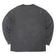 画像2: Early 00's ALSTYLE L/S ブランクTシャツ "FADE BLACK" (2)