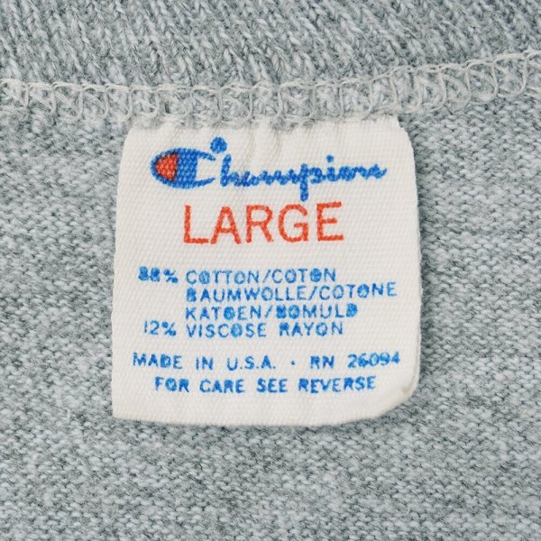 画像2: 80's Champion 88/12 カレッジプリントTシャツ "MADE IN USA" (2)