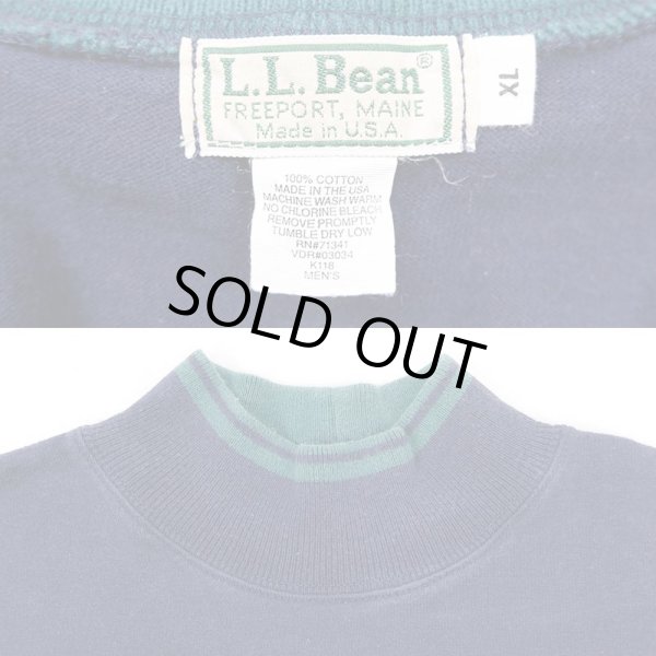画像3: 80-90's L.L.Bean モックネック L/S カットソー “MADE IN USA” (3)