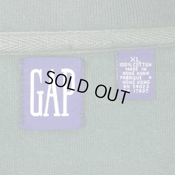 画像2: 90's OLD GAP L/S ポロシャツ (2)