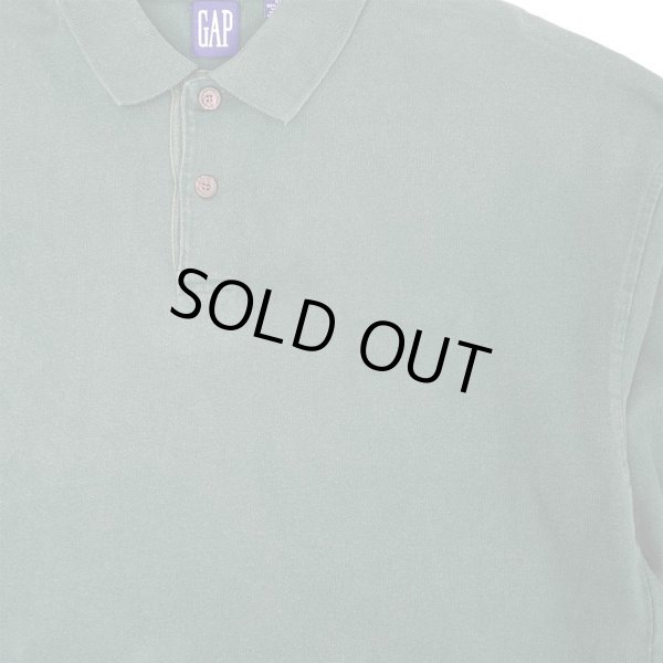 画像5: 90's OLD GAP L/S ポロシャツ (5)
