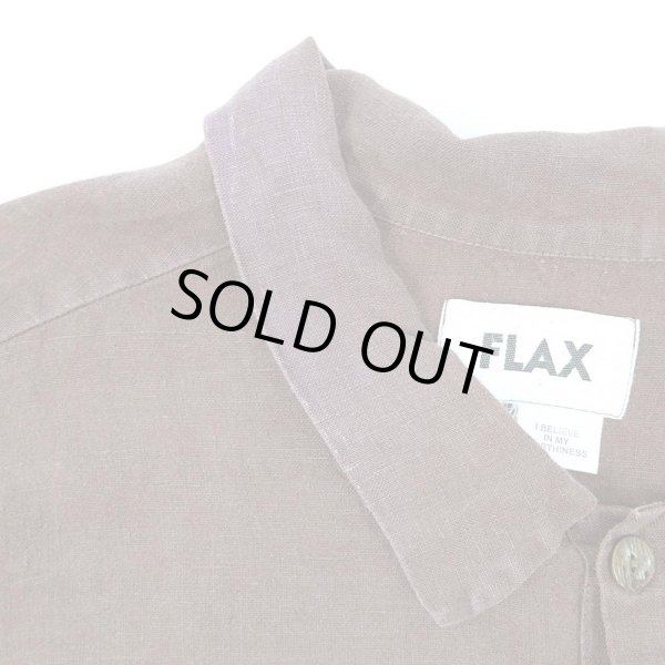 画像4: 90's FLAX リネン シャツジャケット (4)