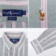画像3: 90's Polo Ralph Lauren マルチストライプ柄 ボタンダウンシャツ "YARMOUTH" (3)