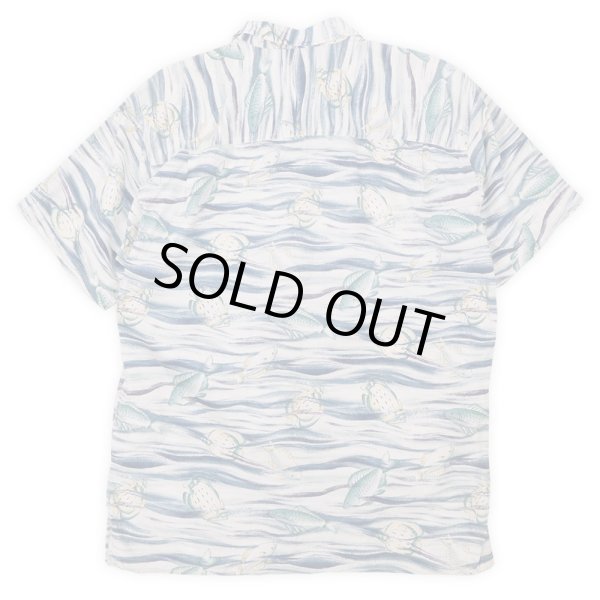 画像2: 90's CHAPS Ralph Lauren S/S 総柄 オープンカラーシャツ (2)