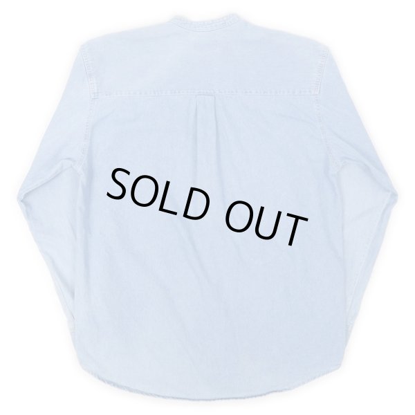 画像2: 90's FADED GLORY バンドカラー デニムシャツ (2)