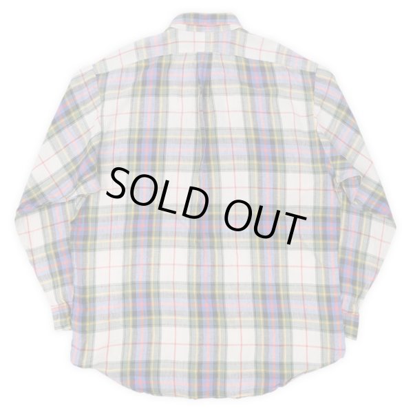 画像2: 90's Polo Ralph Lauren リネン ボタンダウンシャツ (2)